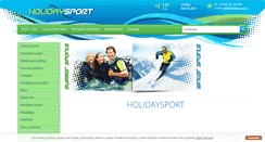 Desktop Screenshot of holidaysport.cz