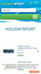 Mobile Screenshot of holidaysport.cz